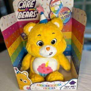 Care Bears Yellow Birthday Singing Plush